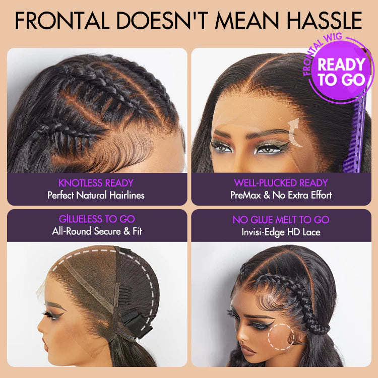 13x4 Ready to Go Frontal Wig | Nature Max Deep Wave Ear-to-ear Glueless HD Lace Long Wig