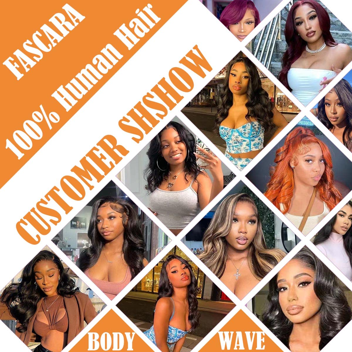 FASCARA Body Wave Lace Front Wigs Human Hair 13x4 HD Transparent Lace Frontal Wig Pre Plucked with Baby Hair 180% Density Brazilian Wigs for Black Women Natural Color