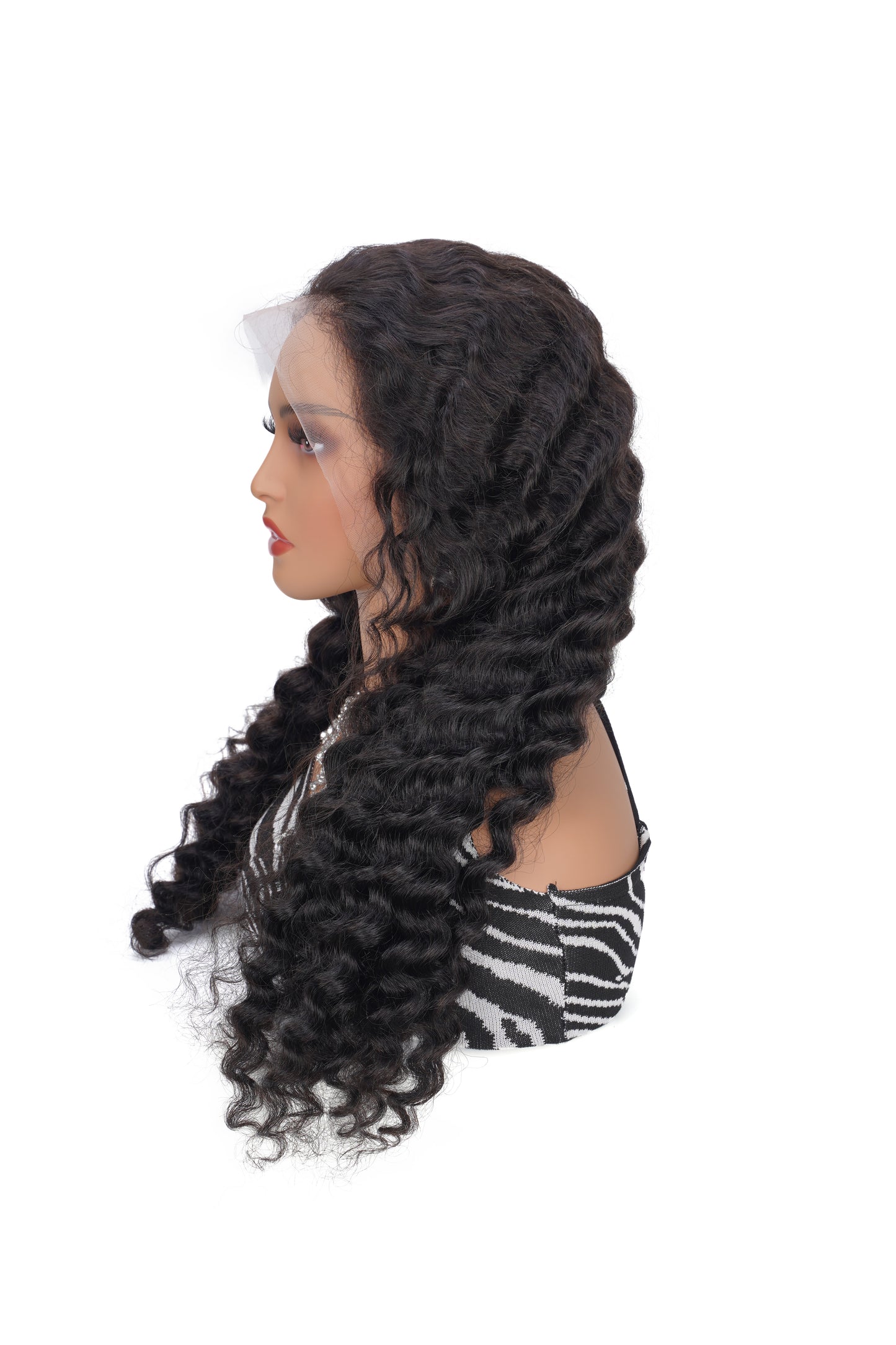 13x4 Ready to Go Deep Wave lace Frontal Wig | Nature Max Deep Wave Ear-to-ear Glueless HD Lace Long Wig